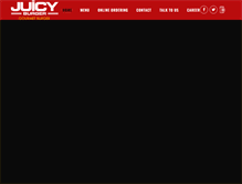 Tablet Screenshot of juicyburger.com